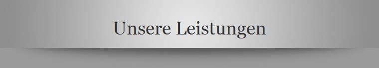 Unsere Leistungen